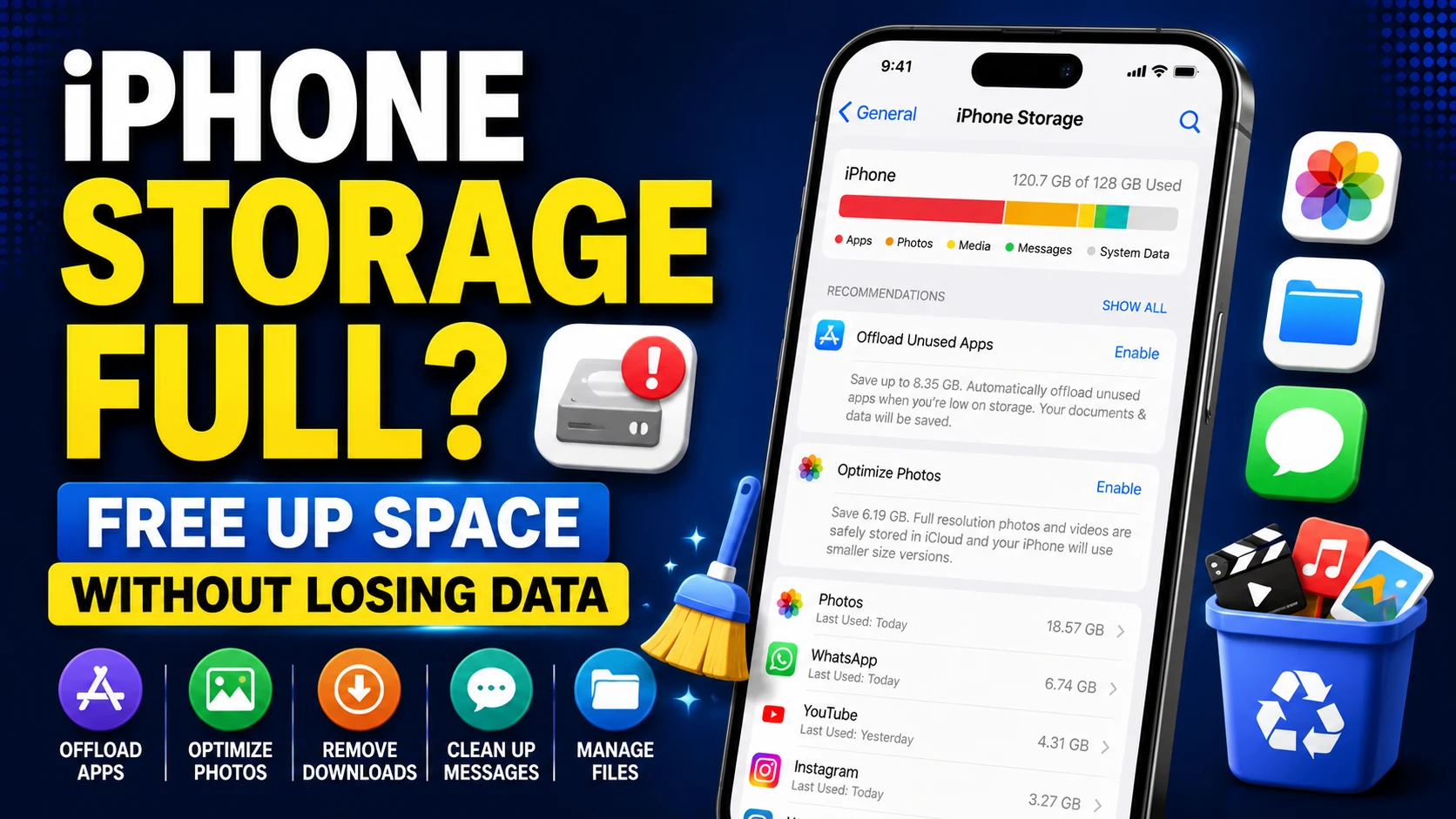 iPhone Storage Full Free Up Space